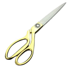 Stainless Steel Tailoring Scissor Sharp Cloth Cutting for Professionals (9.5inch) (Golden)