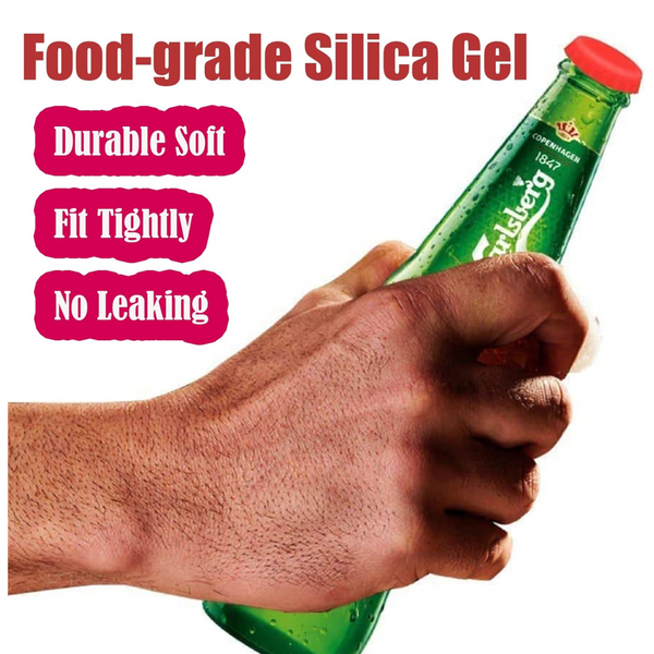 Beer Savers Caps for Soda & Bottles (6-Piece)