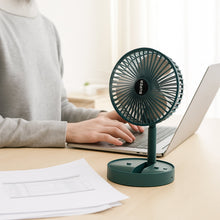 Sensor Foldable Mini Desk Fan with Adjustable Height and Angle (1 Pc)