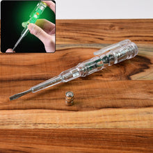 Electrical Detector Slotted Screwdriver With Small Batteries (1 Pc)